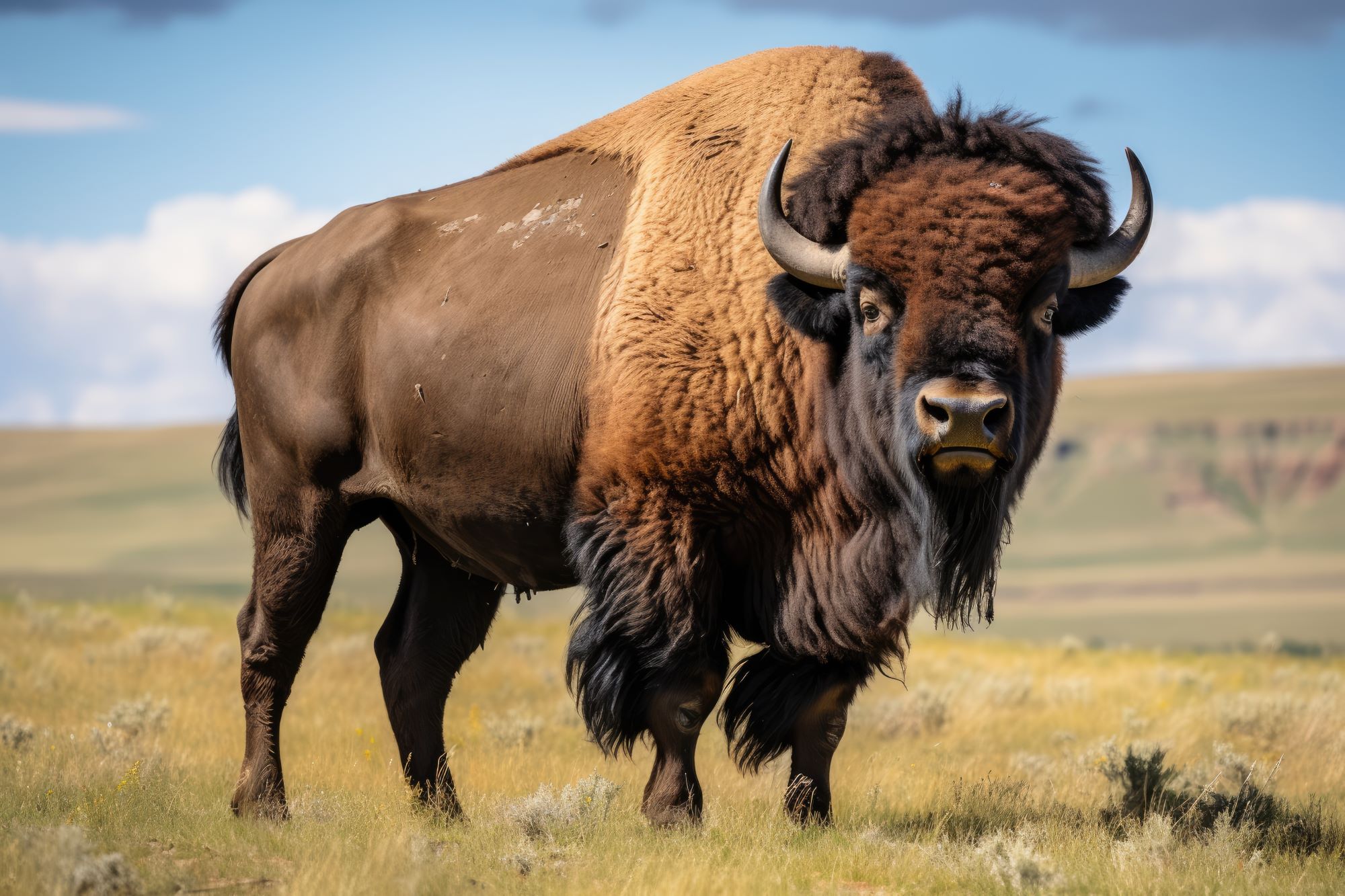 An American bison in Utah.