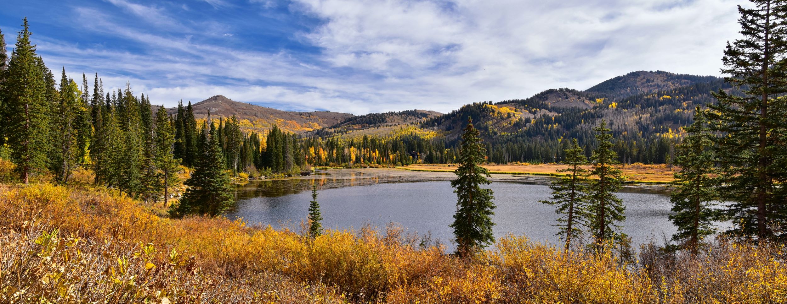 Silver Lake in Big Cottonwood Canyon.